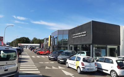 nettoyage des vitres du Groupe IDYLAUTO – Renault